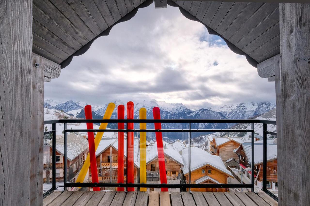 Hotel Popalp Alpe d'Huez Esterno foto